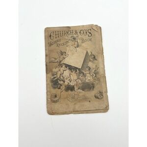 1878 Antique Arm & Hammer Advertising Recipe Booklet Church & Co Saleratus